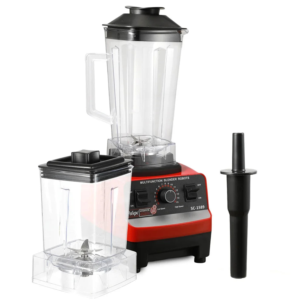 2000W Heavy due Commercial Blender Stationary Food Processor